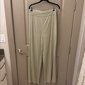 Lovers + Friends Light Green Wide Leg Pants